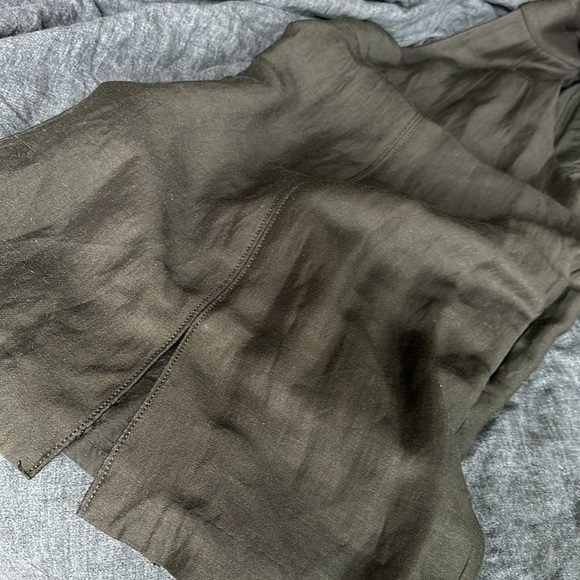 Club Monaco one size black ruffle zip dress - Picture 12 of 14